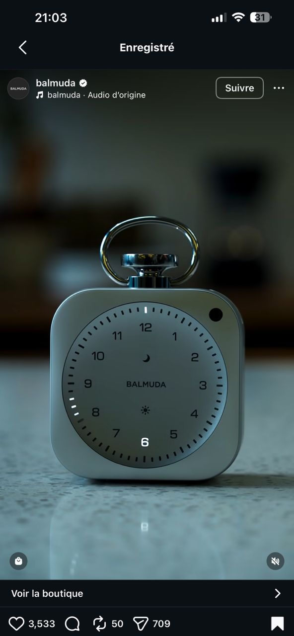 Wall clock ad
